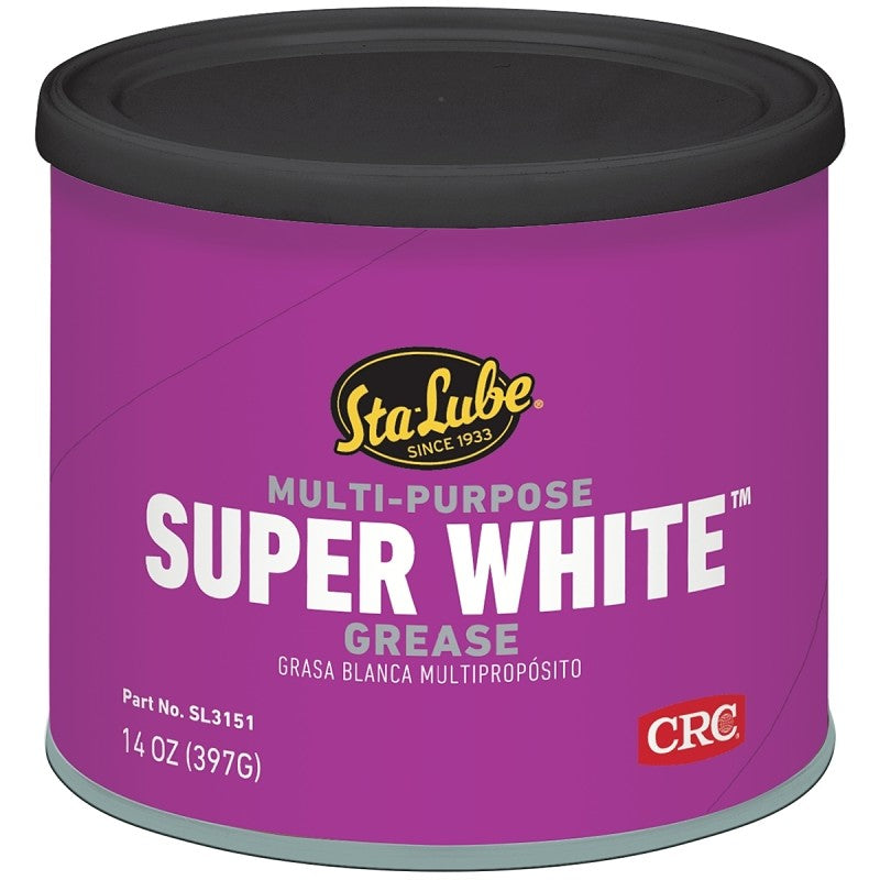 Sta-Lube SUPER WHITE SL3151 Lithium Grease, 14 oz Can, White