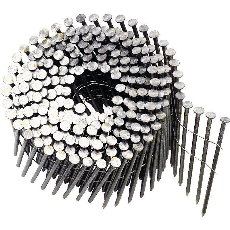 Bostitch C8P120D Series Framing Nail, Wire Collation, 2-1/2 in L, Steel, Smooth Shank, 2700/PK