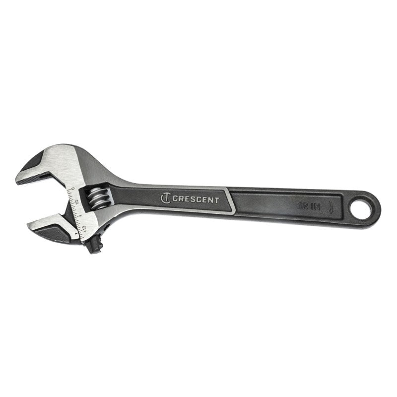 Crescent ATWJ210VS Adjustable Wrench, 10 in OAL, 1-5/16 in Jaw, Alloy Steel, Black Phosphate