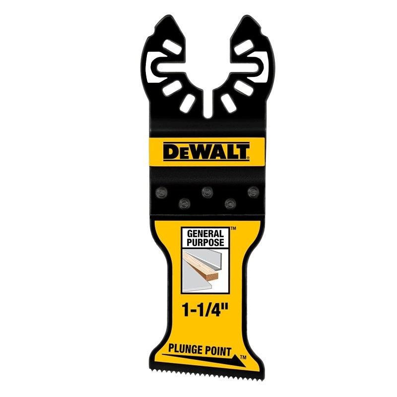 DEWALT DWA4254 Oscillating Tool Blade, 1-1/4 in, HSS