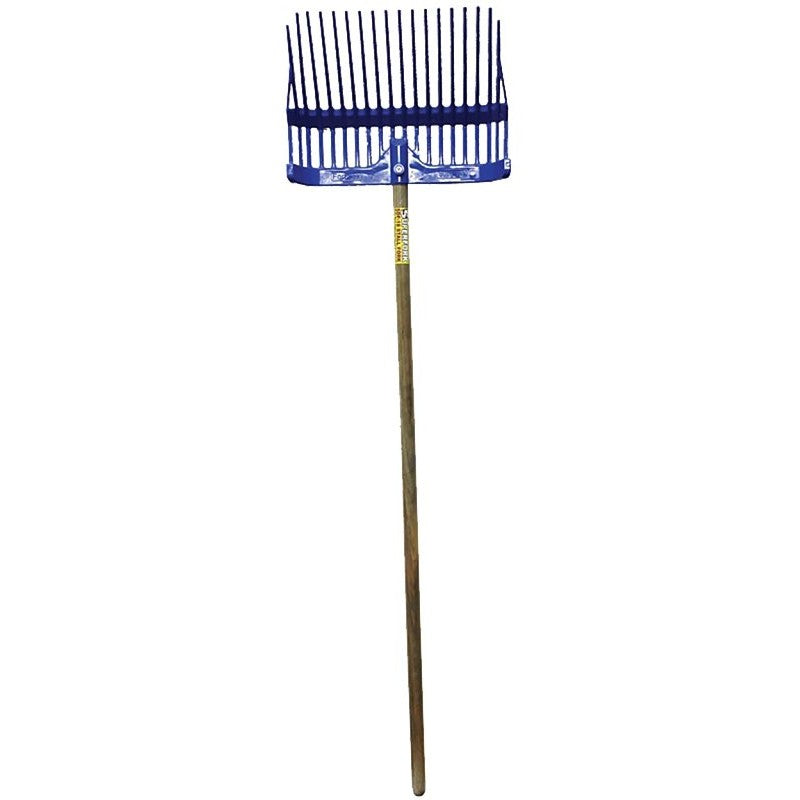 Fortex-Fortiflex 1308100 Stall Fork, Plastic Tine, Polycarbonate Handle, Blue (Pack of 3)