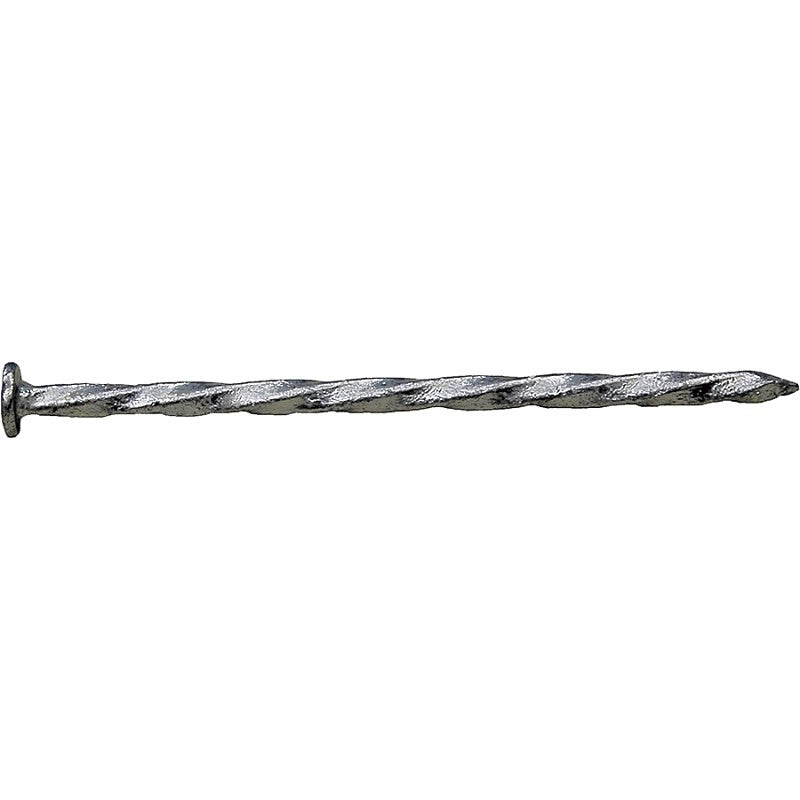 ProFIT 0010159 Deck Nail, 8D, 2-1/2 in L, Steel, Hot-Dipped Galvanized, Flat Head, Spiral Shank, 25 lb