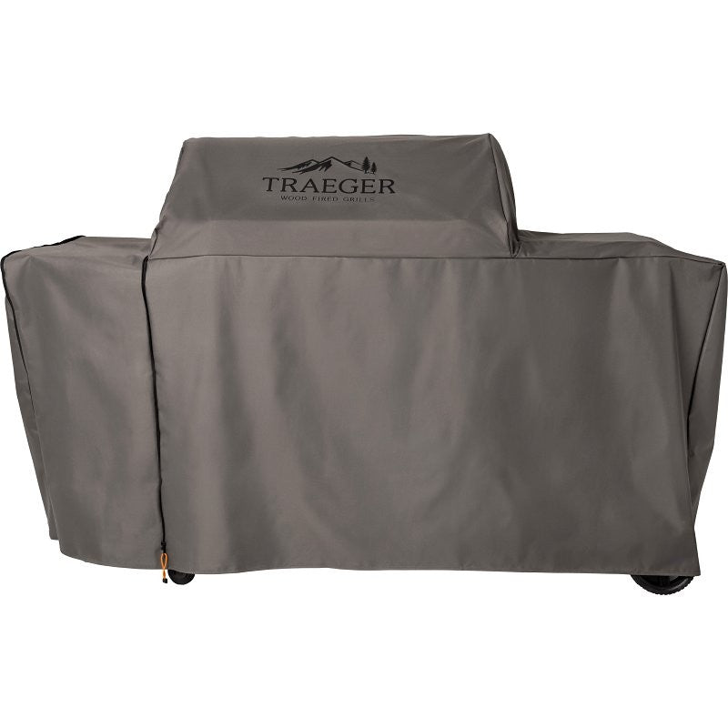 Traeger BAC775 Full Length Grill Cover, 23 in W, 70 in D, 46 in H, Polyester, Gray