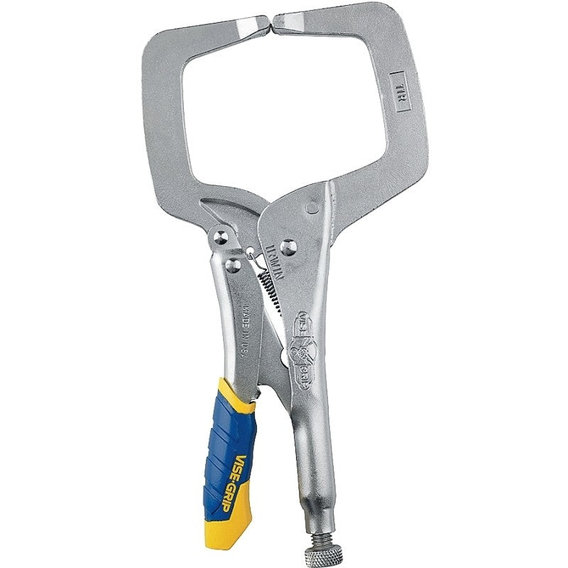 Irwin 19T C-Clamp, 2500 lb Clamping, 3-3/8 in Max Opening Size, 2-5/8 in D Throat, Steel Body