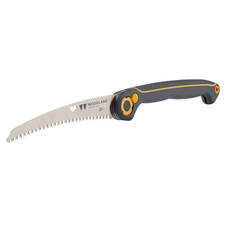 Woodland Tools Co 06-5003-100 Folding Saw, High Carbon Steel Blade, 8 TPI, Composite Handle, Cushioned Grip Handle