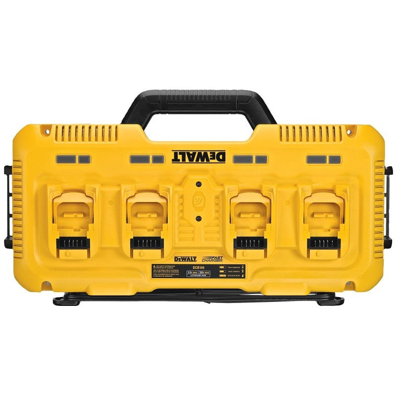 DEWALT DCB104 Battery Charger, 12, 20 V Input, 60 min Charge, Battery Included: No