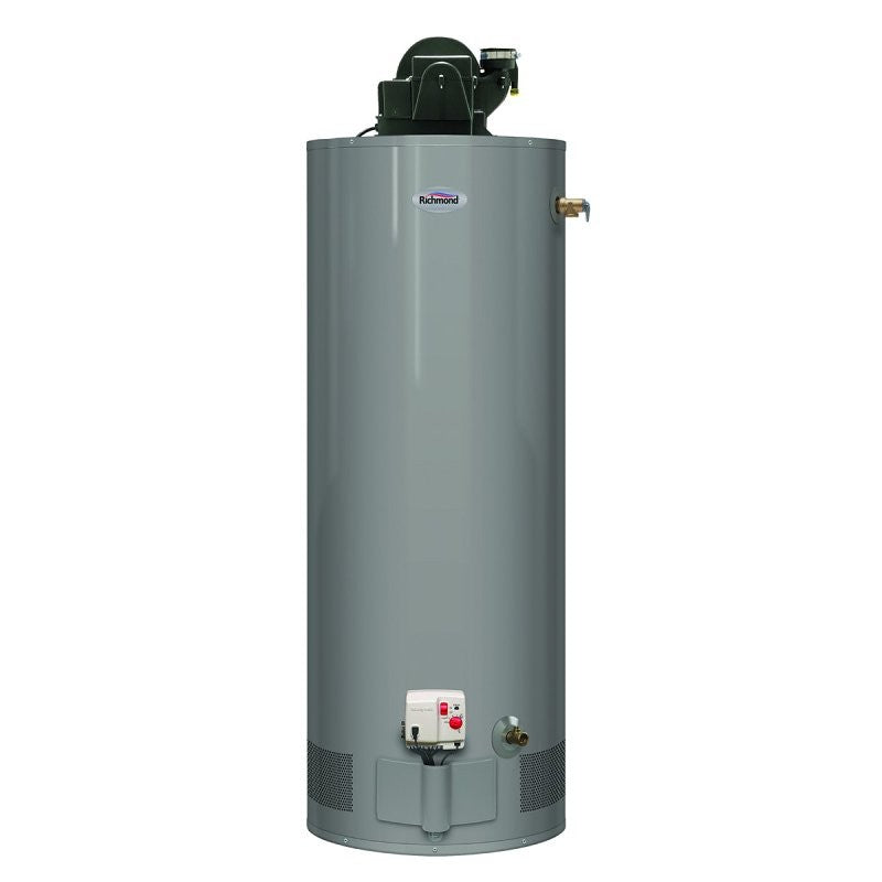 Richmond Essential Series 6GR40PVE2-36P Gas Water Heater, Liquid Propane, 40 gal Tank, 86 gph, 36000 Btu/hr BTU