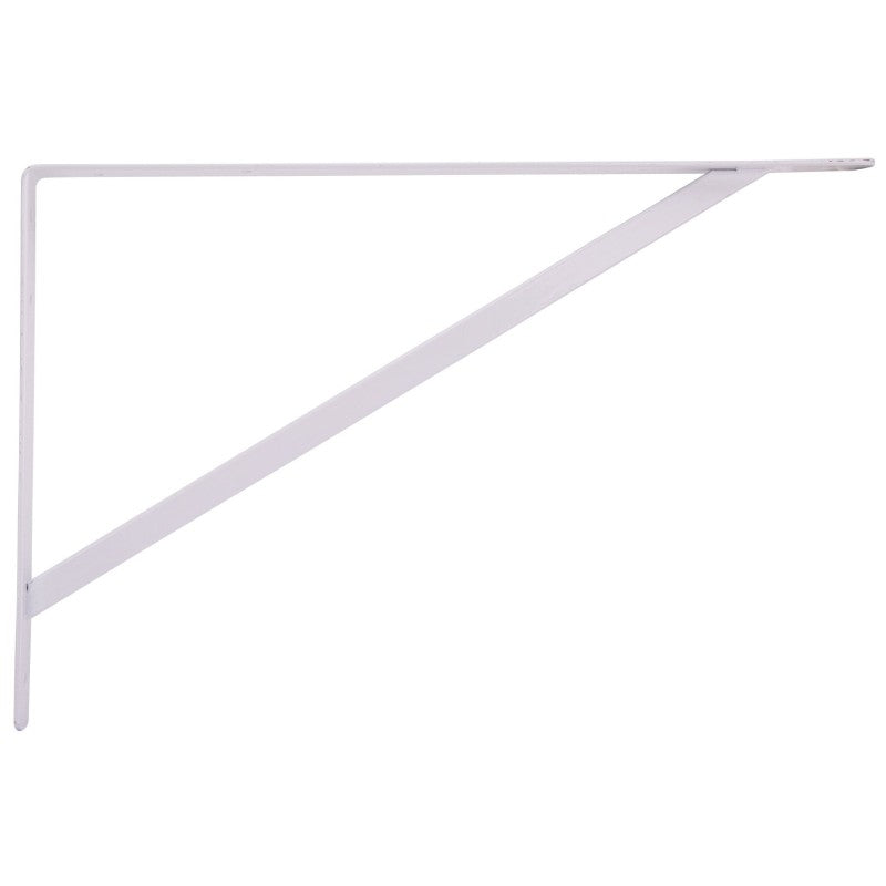 ProSource 21026PHL-PS Heavy-Duty Shelf Bracket, 550 lb/Piece, 20 in L, 13 in H, Steel, White (Pack of 8)