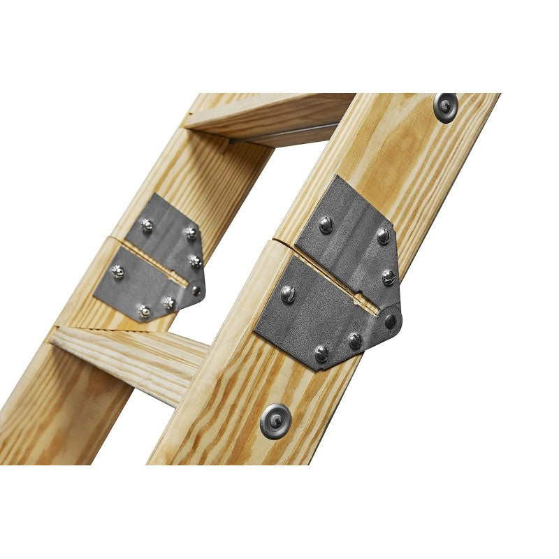 American Stairways Husky 655 63060109D Disappearing Stairway, 10 ft 9 in H Ceiling, 60 in H x 30 in W Ceiling Opening