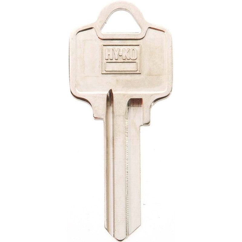 Hy-Ko 11010AR1 Key Blank, Brass, Nickel, For: American Cabinet, House Locks and Padlocks, AR1 Key Number (Pack of 10)