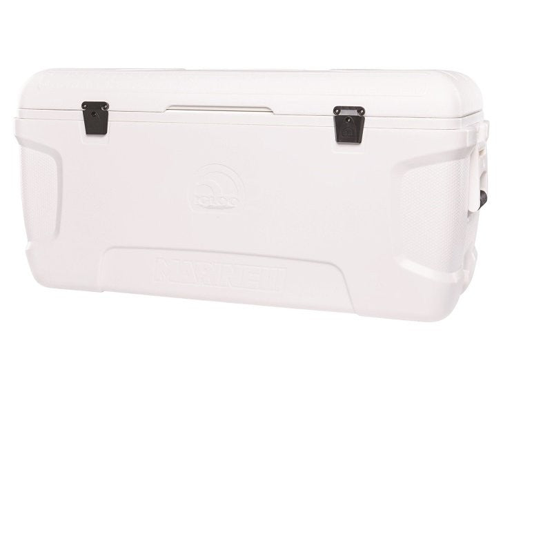 Igloo Marine Contour Series 00050074 Hard Cooler, 150 qt Cooler, Plastic, White, 7 days Ice Retention