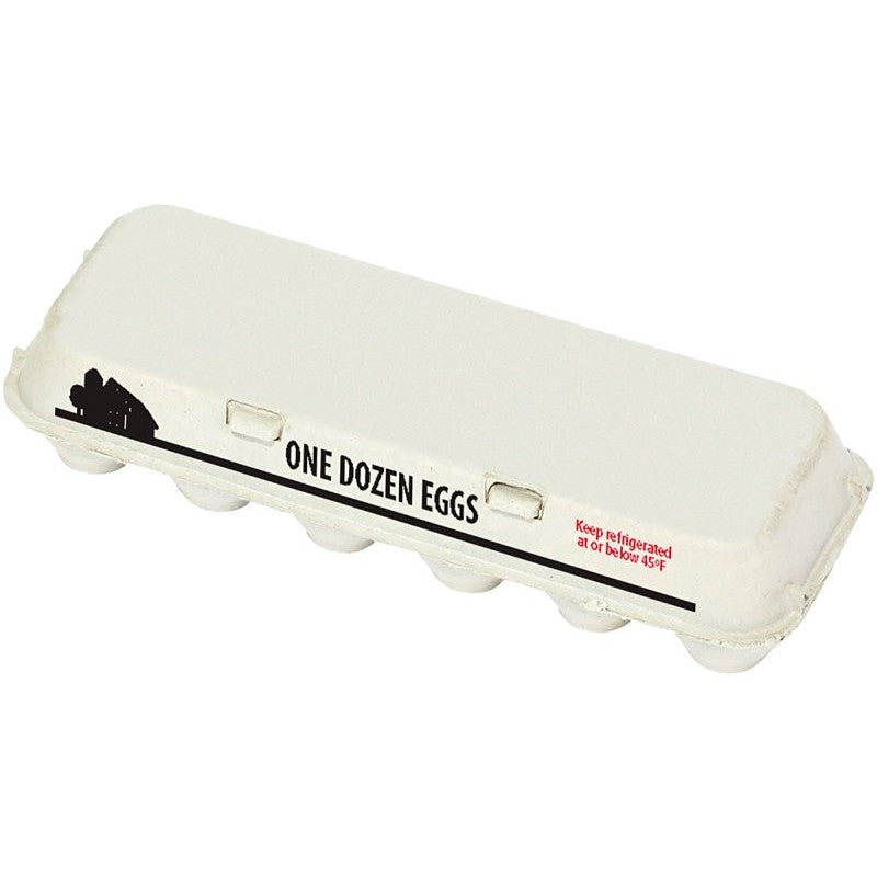 Little Giant EGGCTNSLD Egg Carton, 11-3/4 in L, 4 in W, 1 Dozen Capacity, Paper, Gray (Pack of 200)