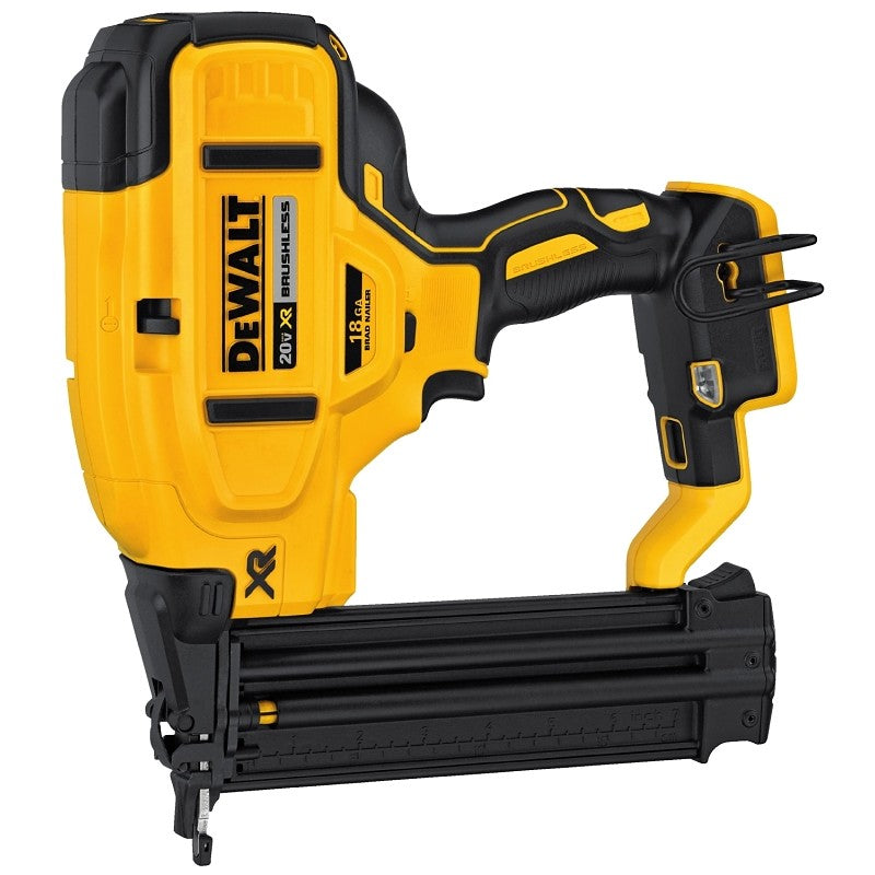 DEWALT DCN680B Brad Nailer, Tool Only, 20 V, 110 Magazine, Glue Collation, 18 ga Nail, Nail Fastener