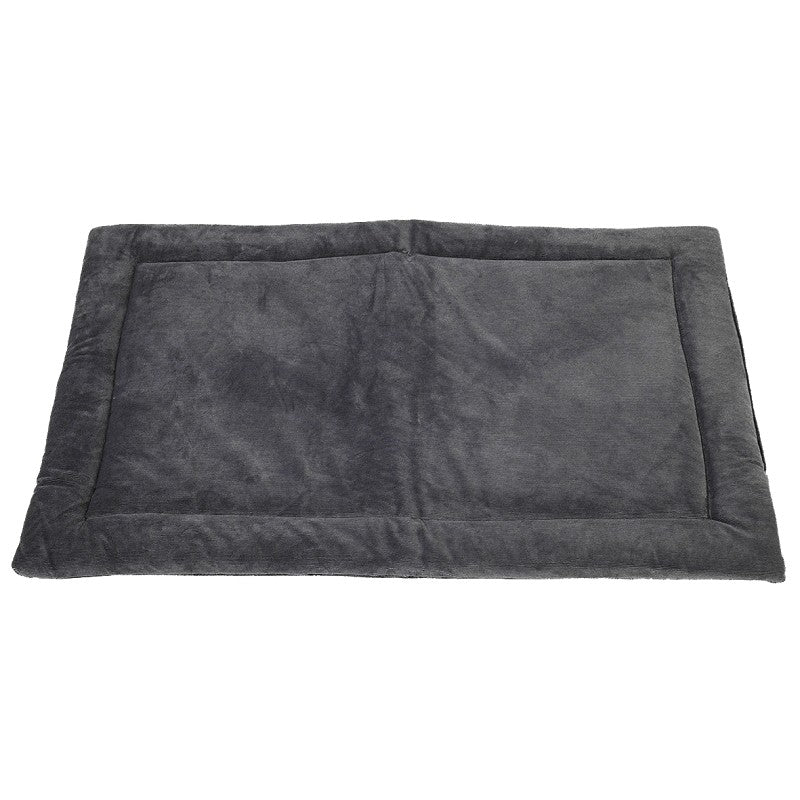 Petmate 26559 Kennel Mat, 36-1/2 in L, 23-1/2 in W, Polyester Fill, Fabric, Tan