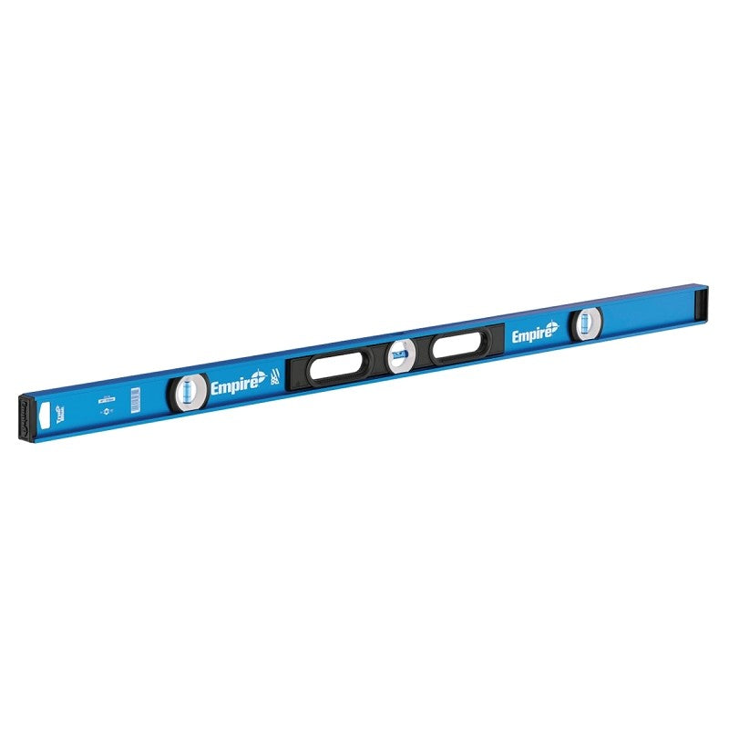 Empire 500 Series 500.48 I-Beam Level, 48 in L, 3-Vial, Nonmagnetic, Aluminum, Blue