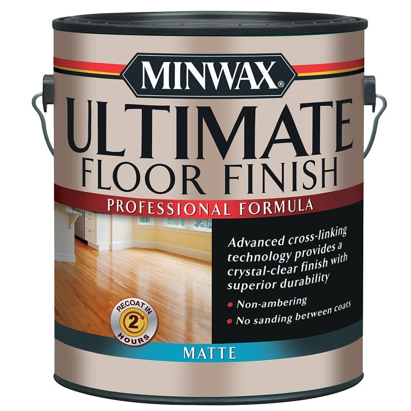Minwax 131040000 Ultimate Floor Finish, Matte, Liquid, 1 gal (Pack of 2)