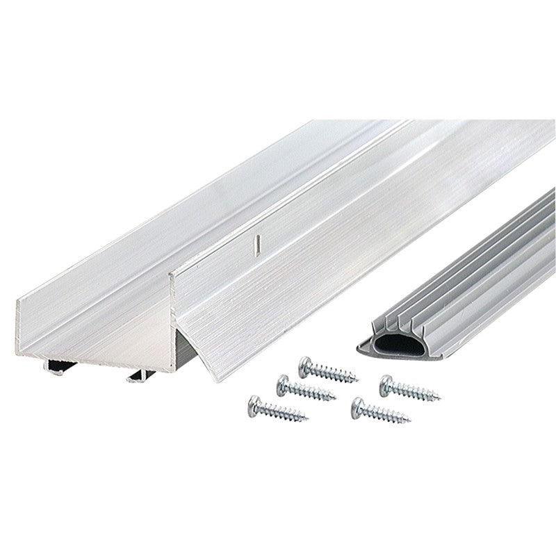 M-D DB003 Series 69539 Door Bottom with Drip Cap, 36 in L, 1-3/4 in W, 1-1/4 in H, Aluminum, Mill