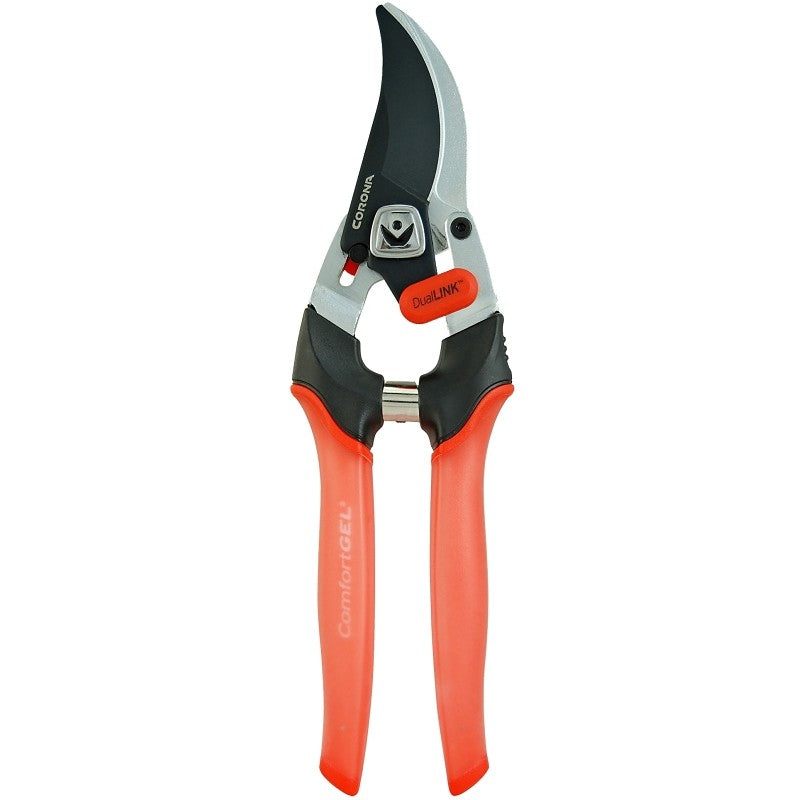 Corona BP 4314D Pruner, 3/4 in Cutting Capacity, HCS Blade, Bypass Blade, Ergonomic Handle