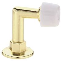 Floor Mount Direct Drive Door Stop Bright Brass