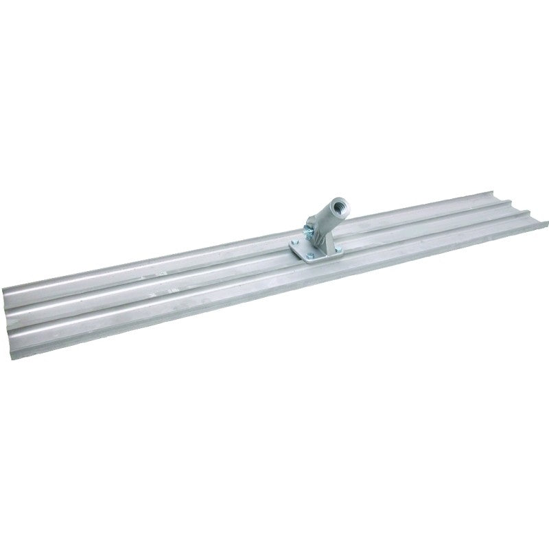 Marshalltown B48 Bull Float with Bracket, 48 in L Blade, 8 in W Blade, Magnesium Blade, Square End Blade