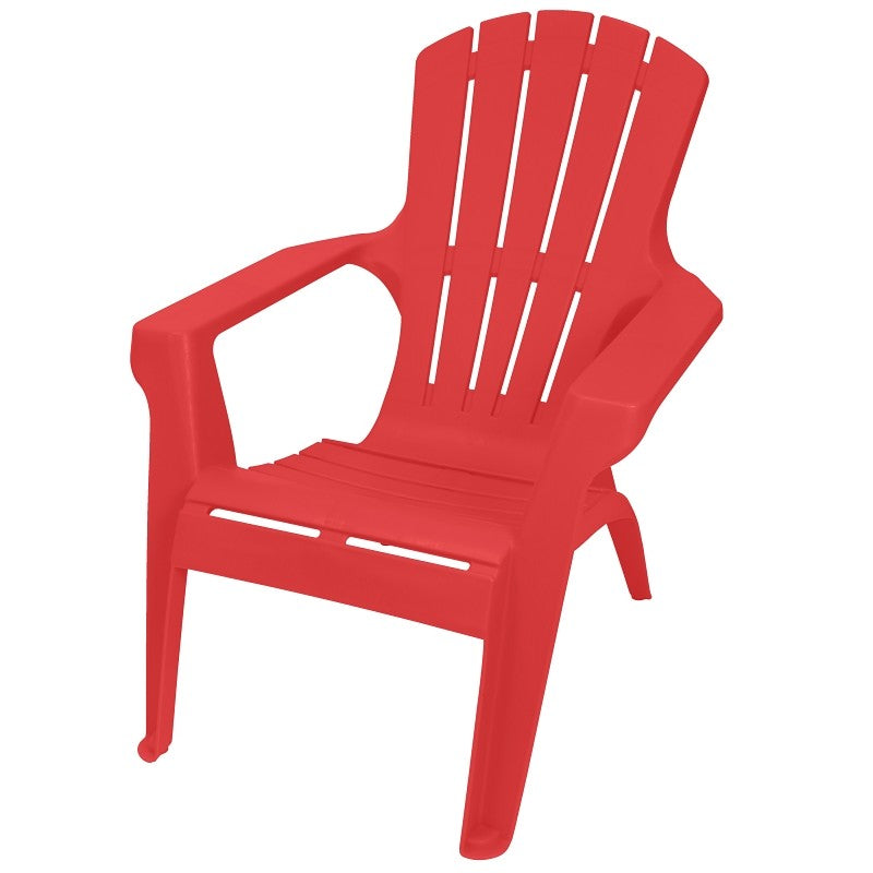 Gracious Living Adirondack II 11610-26ADI Adirondack Chair, 35-1/4 in D, 33-1/2 in H, Resin Seat, Red Explosion Frame