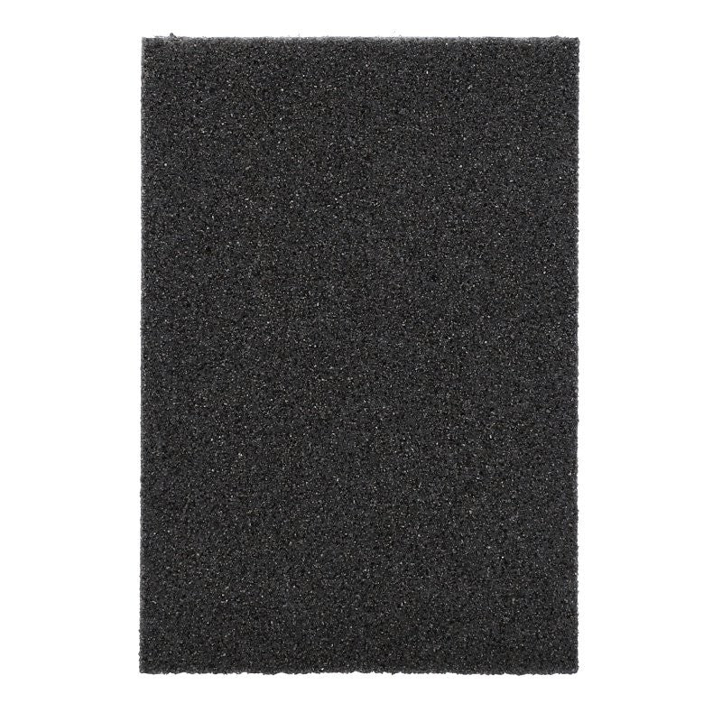 Norton MultiSand 49502 Sanding Sponge, 4 in L, 2-3/4 in W, 80, 150 Grit, Fine, Medium, Aluminum Oxide/Nylon Abrasive