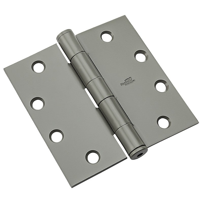 National Hardware N236-014 Template Hinge, Steel, Prime Coat, Non-Rising, Removable Pin, 90 lb