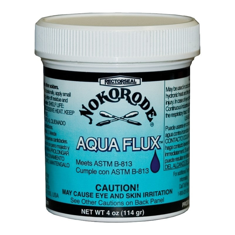 Nokorode Aqua Flux Series 74047 Flux, 4 oz, Paste, Tan