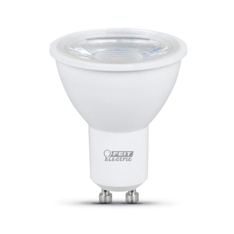 Feit Electric MR16GU10500/10KLED/6 LED Bulb, Track/Recessed, 500 Lumens, 9 W, MR16 Lamp, 50 W Equivalent, GU10 Lamp Base