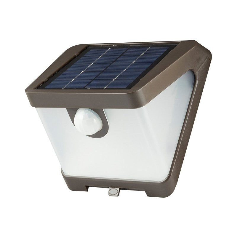 Halo SWL Series SWL0540B Solar Security Wedge Light, 5.36 in L x 5.27 in W x 3.32 in H Dimensions, 500 Lumens, 30 W