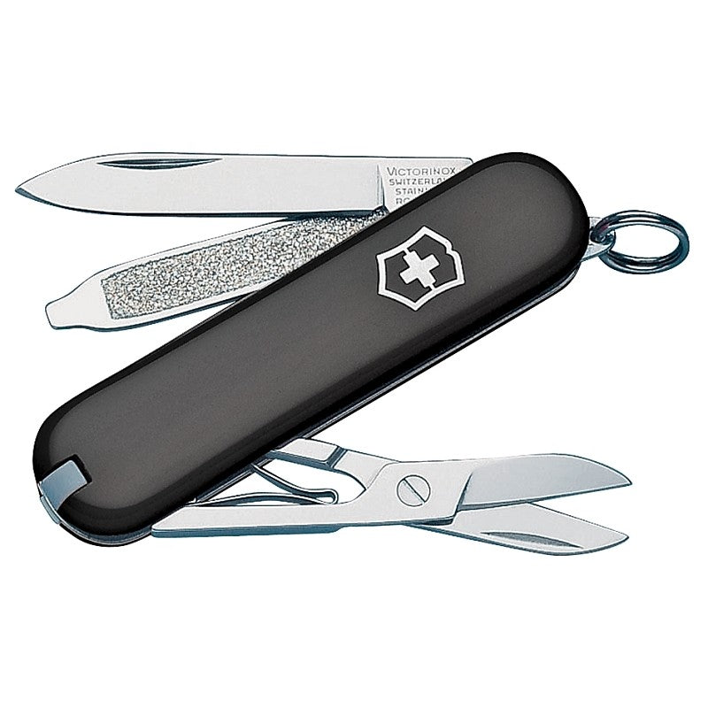 Victorinox 53003 Pocket Knife, 7-Function, Black Handle