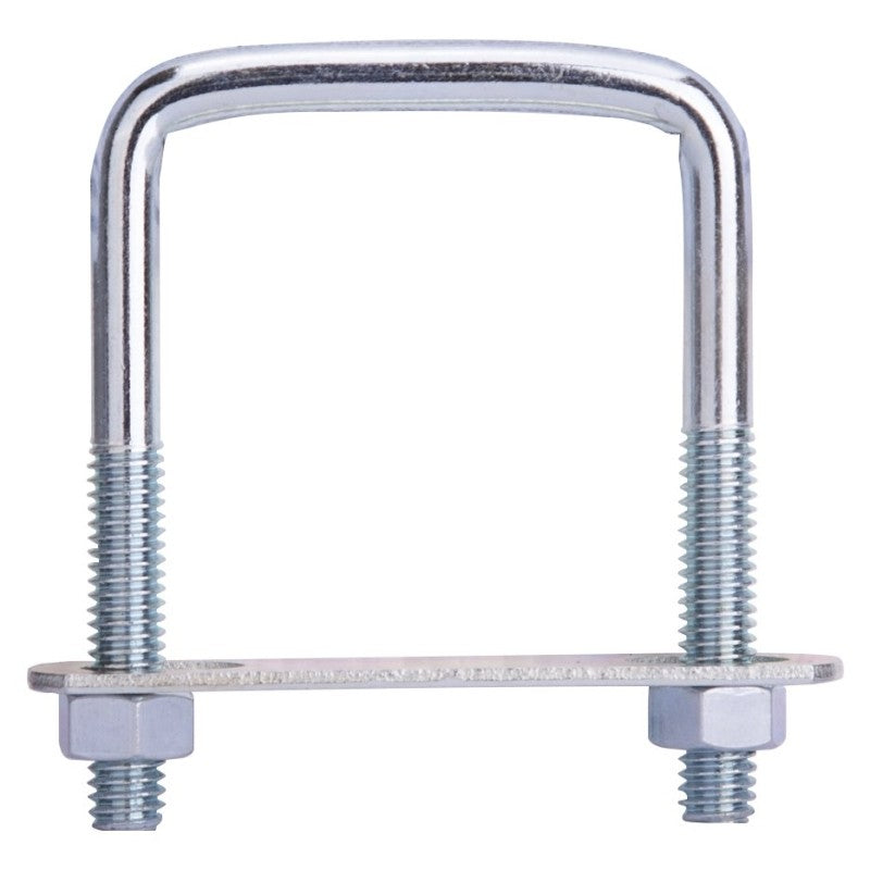 ProSource LR350 U-Bolt, 5/16 in Thread, 1-1/2 in L Thread, 180 lb Working Load, Steel, Zinc (Pack of 10)