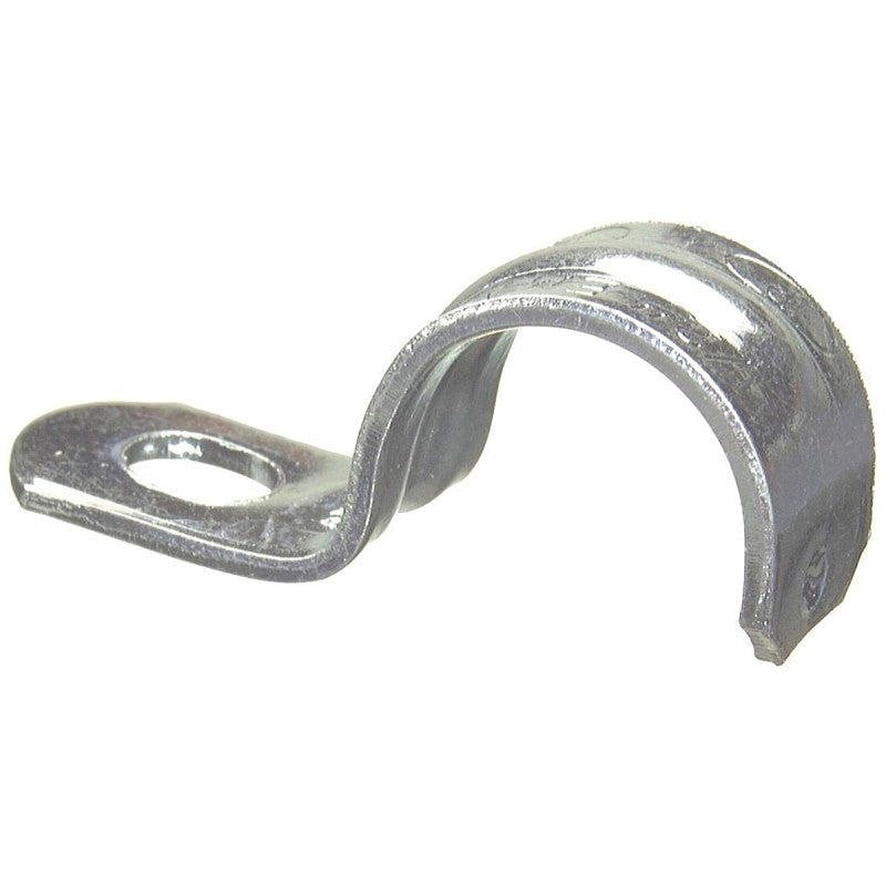 Halex 26156 Conduit Strap, 2 in, 1-1/8 in L, Steel, Galvanized