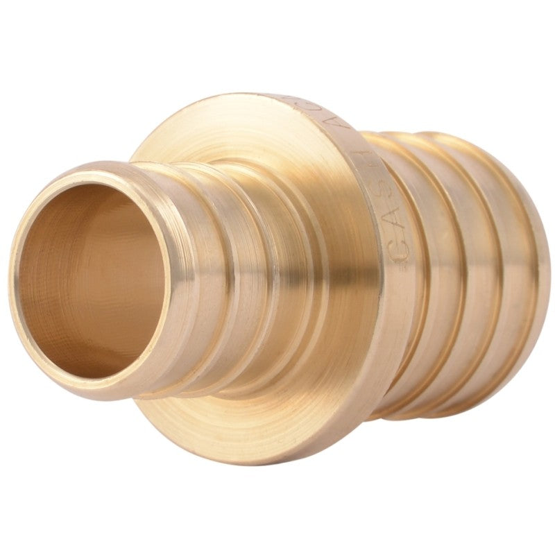 SharkBite UC060LF Reducing Coupling, 3/4 x 1 in, Barb x Crimp, Brass, 80 to 160 psi Pressure