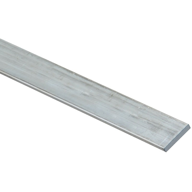 National Hardware 4200BC Series N247-049 Flat Bar, 3/4 in W, 72 in L, 1/16 in Thick, Aluminum, Mill
