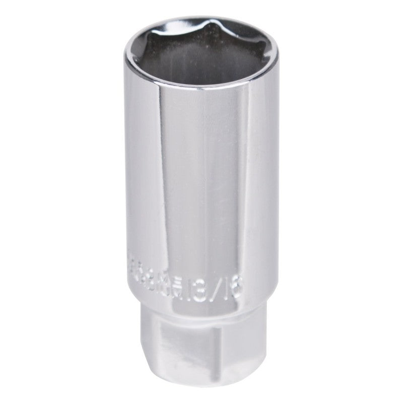 Vulcan MT6497317 Drive Socket, 13/16 in Socket, 3/8 in Drive, 6-Point, Chrome Vanadium Steel, Chrome