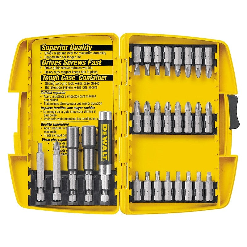 DEWALT DW2162 Screwdriver Bit Set, Steel