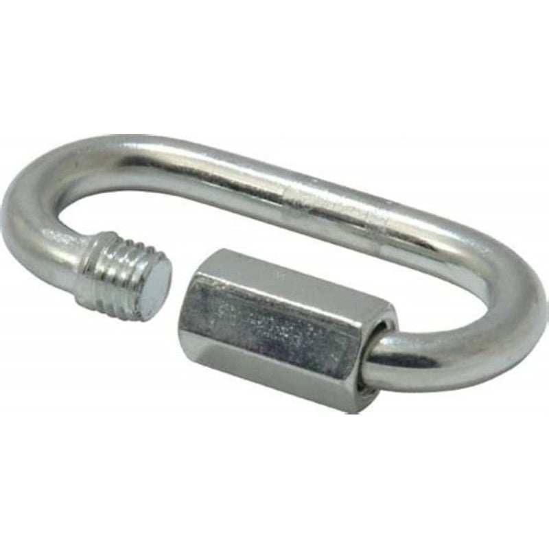 Campbell T7645146V Quick Snap Link, 3/8 in, 2200 lb Working Load, Steel, Zinc