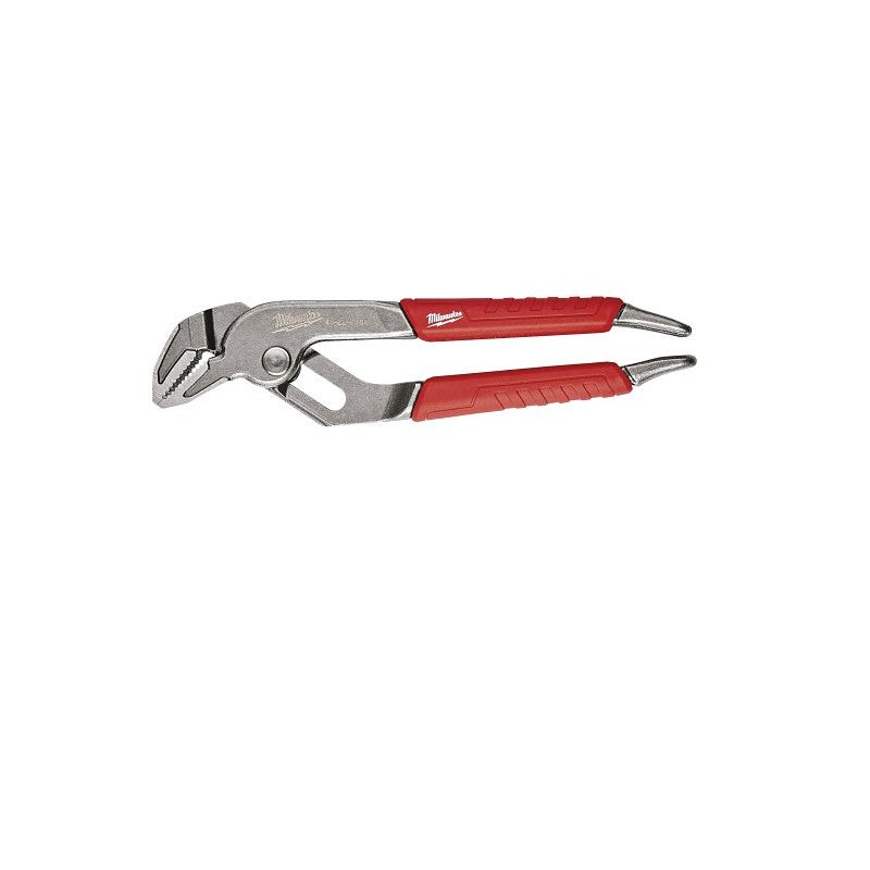 Milwaukee 48-22-6306 Straight-Jaw Pliers, 6 in OAL, 1 in Cutting Capacity, 1 in Jaw Opening, Red Handle, 7/16 in W Jaw