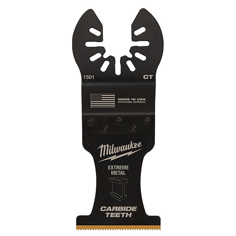 Milwaukee 49-25-1502 Blade, 1-3/8 in, Carbide/HCS/Titanium, 2 in D Cutting, 2/PK