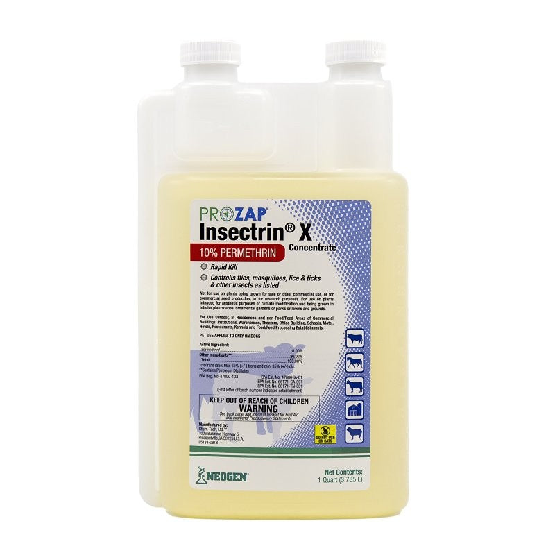 Neogen 1037510 Insecticide, Liquid, Yellow, 32 oz, Bottle