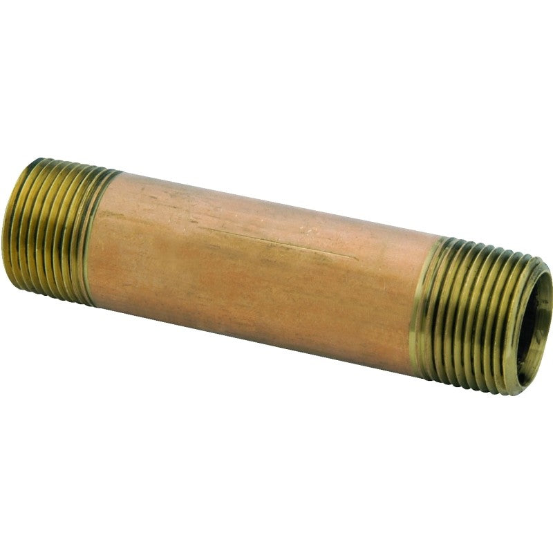 Anderson Metals 38300-1250 Pipe Nipple, 3/4 in, NPT, Brass, 810 psi Pressure, 5 in L
