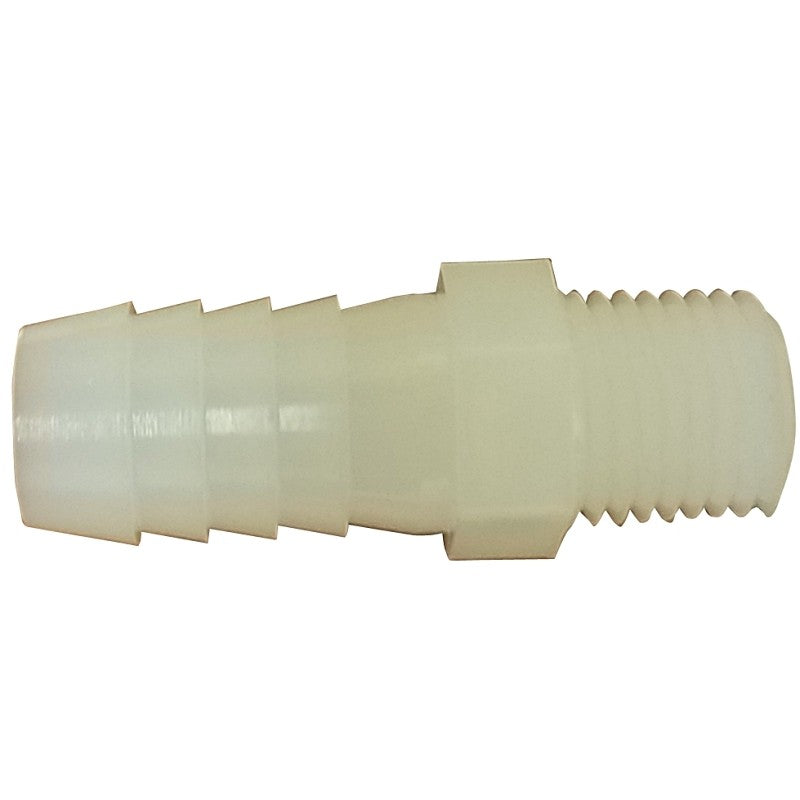 Anderson Metals 53701-0804 Connector, 1/4 x 1/2 in, MIP x Barb, Nylon (Pack of 5)