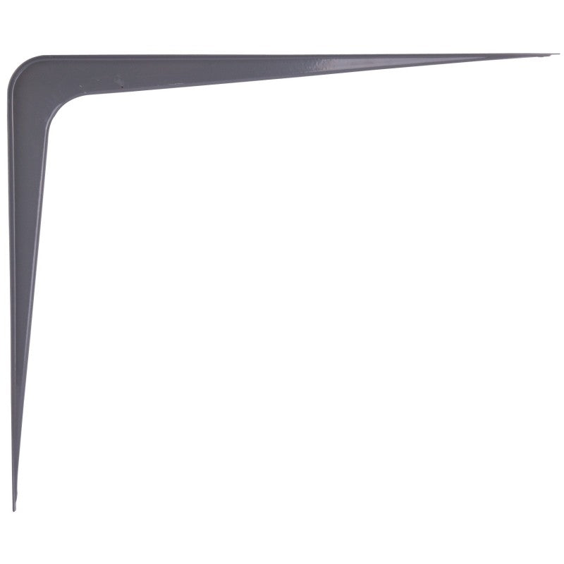 ProSource 21142PGL-PS Shelf Bracket, 170 lb/Pair, 14 in L, 12 in H, Steel, Gray (Pack of 20)