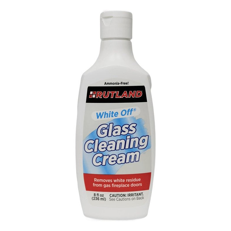 Rutland White Off 565 Glass Cleaning Cream, Paste, Off-White/Tan, Slight Alcohol, 8 fl-oz, Bottle (Pack of 12)