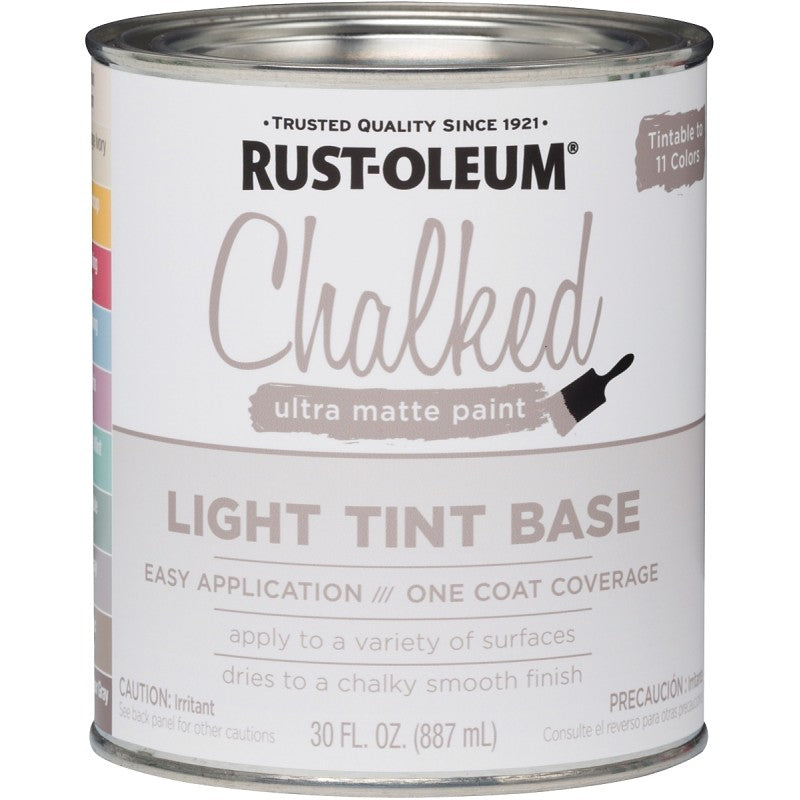 Rust-Oleum 287688 Chalk Paint, Chalk/Ultra Matte, 30 oz (Pack of 2)