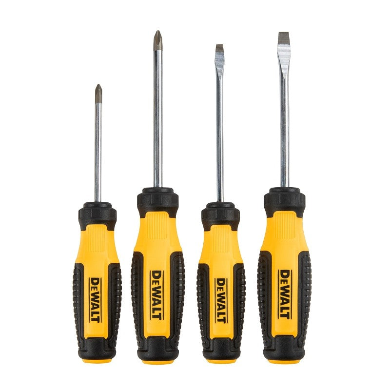 DEWALT DWHT65200 Screwdriver Set, 4-Piece, Steel, Chrome