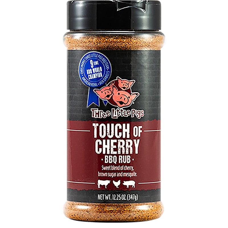 Three Little Pigs OW85131 Touch of Cherry BBQ Rub, 16 oz