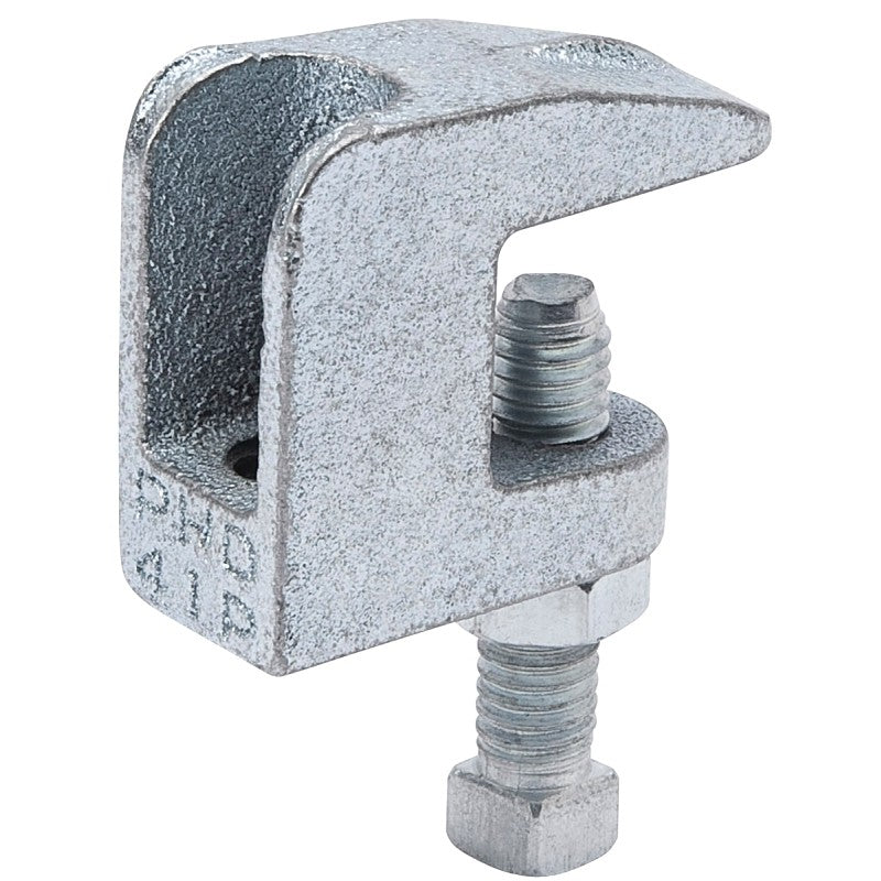 B & K G60-050HC Universal Beam Clamp, 1/2 in, Malleable Iron, Galvanized