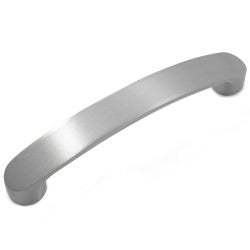 Laurey Ultima Series 41528 Cabinet Pull, 0.83 in Projection, Zinc, Satin Nickel